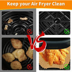 Large Rectangle Air Fryer Disposable Paper Liner 31 cm Nonstick Airfryer Parchment Special Baking Paper for 3-9QT Cooking Basket