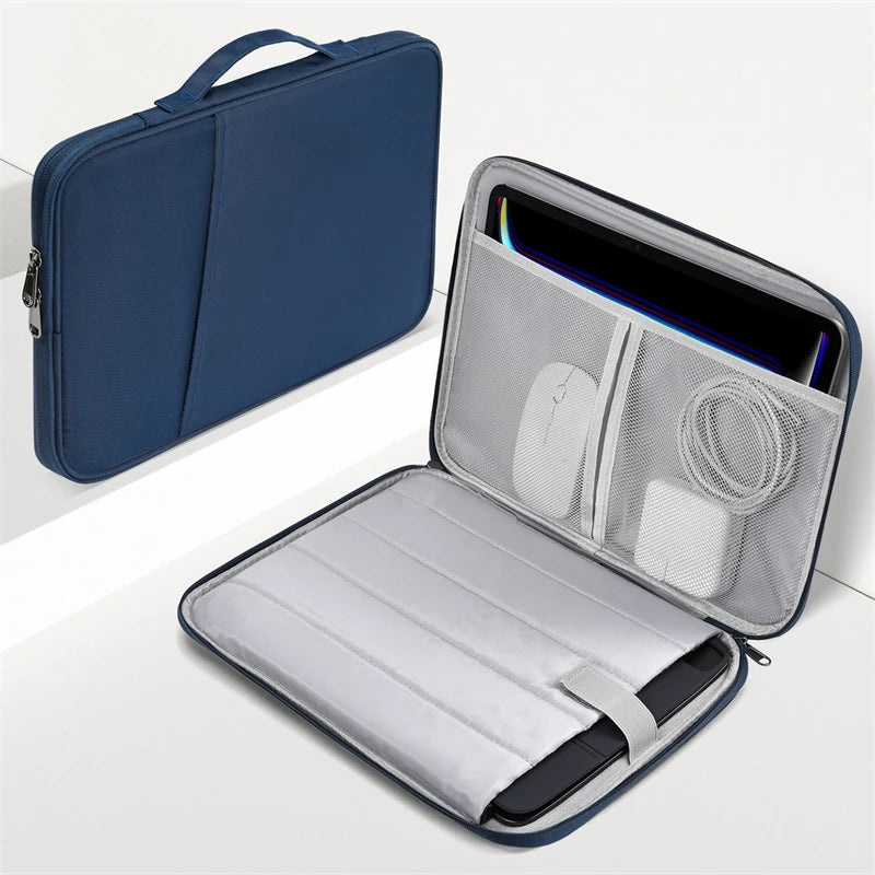 Waterproof Shockproof Handle Bag Laptop Sleeve Case for Macbook Air 11 12 13 13.6 Inch M4 M3 M2 Chip Mac Book Cover Accessories