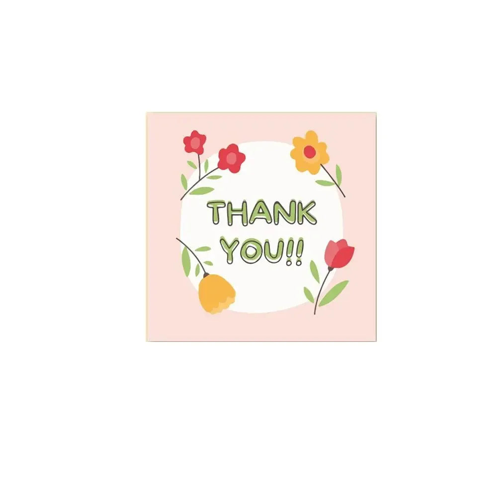 50 Pcs Thank You For Supporting My Small Business Reflective Laser Appreciate Cards Greeting Postcard For Online Retail Shopping