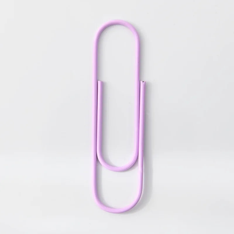 10pcs 10cm Colorful Paper Clips Notebook Memo Pad Filing Bookmark Binder Metal Paper Clips Student Office School Index Bookmark
