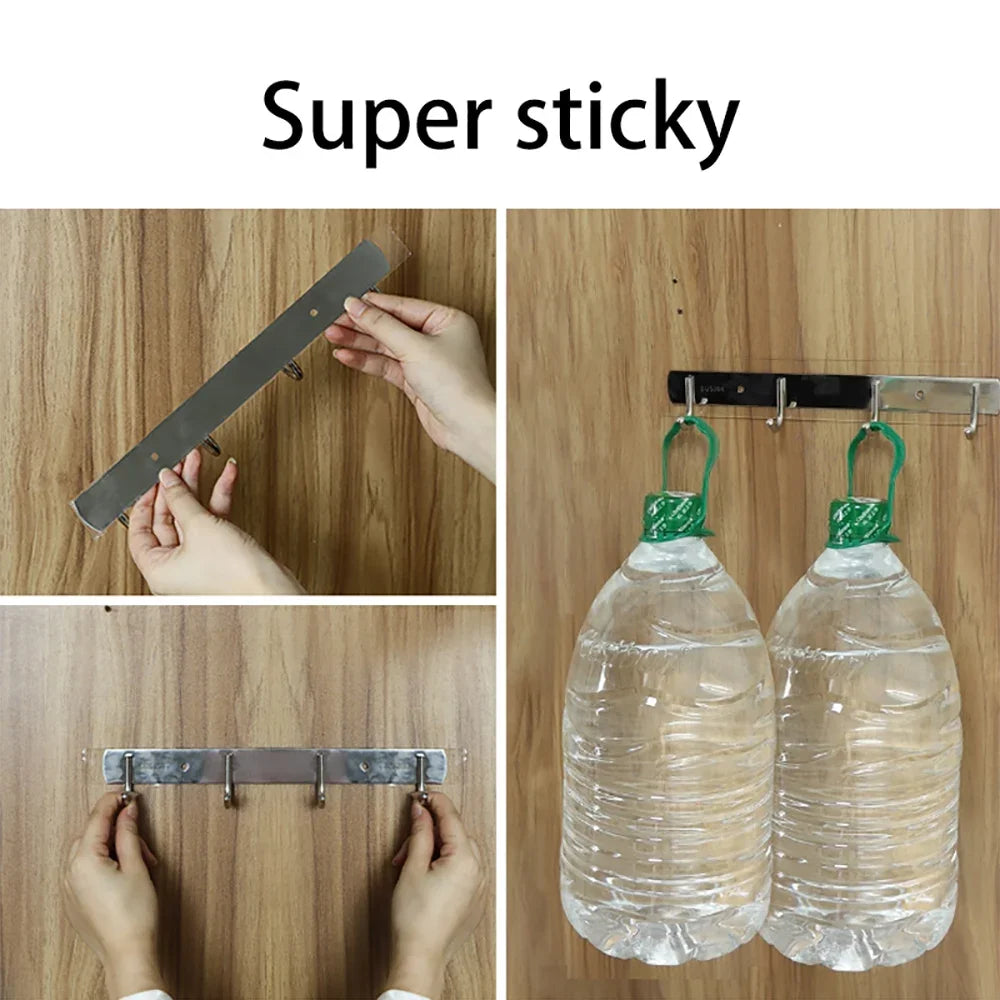 Versatile Reusable Double Sided Waterproof Adhesive Tape Strong Viscosity Firm Sticking Washable Removable Multipurpose Tape