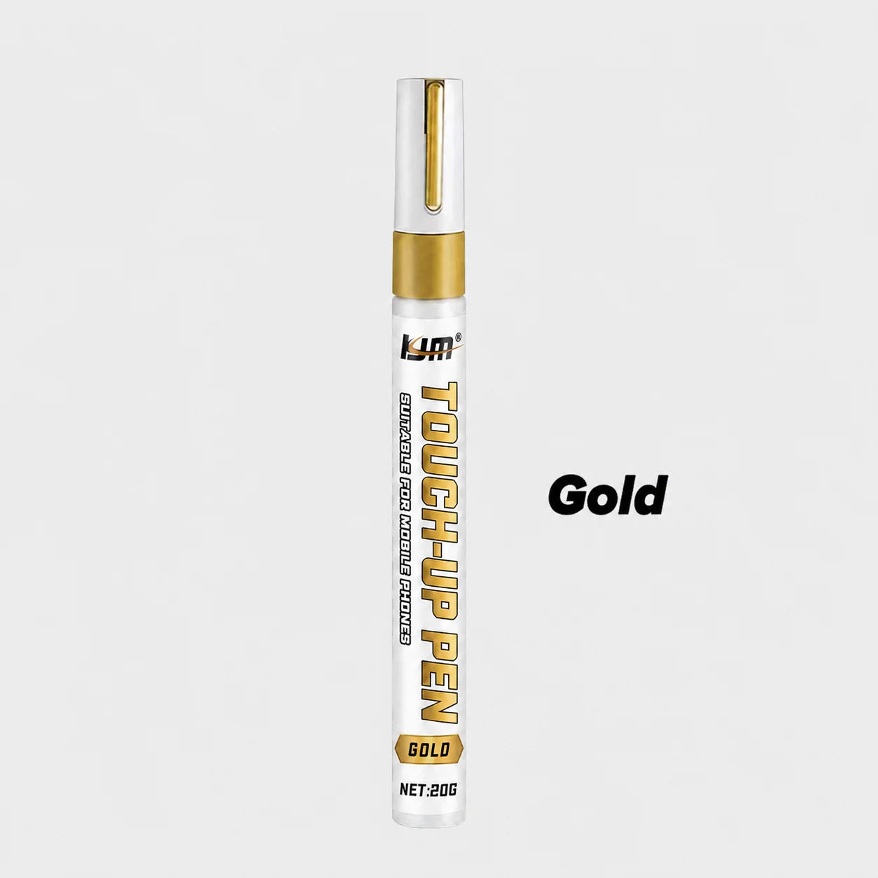 Black Touch-Up Paint Pen 20g - Scratch Remover For Mobile Phone, Camera, Black Surface Chipped Paint Repair Tool