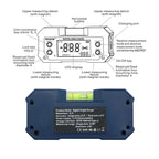 SHAHE Rechargable Digital Protractor Inclinometer Digital Angle Finder Level Box Angle Measuring Tools