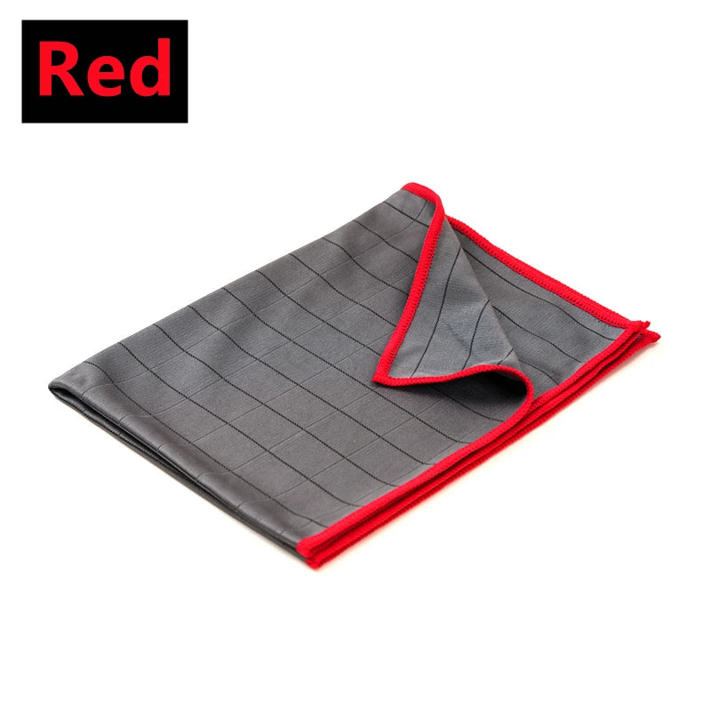 3PCS Carbon Microfiber Cleaning Cloth Lint Free Reusable Kitchen Dish Cloth Glass Window Polishing Streak Free Miracle Clean Rag