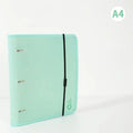 1pc Multi-Function 3 Hole Loose Leaf Folder, Binder Design Storage Book, Large Capacity Document Booklet