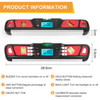 Digital Level Inclinometer Electronic LED Display Protractor Magnetic Base Digital Level Measuring Tool Instrument 280mm HW-200