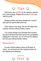 200pcs Custom Transparent Astronaut Name Sticker Waterproof Labels Hebrew Personalized First Name Tag for Children Stationery