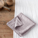 4PCS 40X40CM Pure Linen Napkins Cloths Soft Comfortable Fabric Reusable Kitchen Accessories for Wedding Birthday Parties