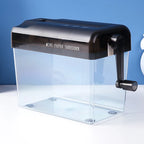 Mini Manual Paper Shredder A6 Office Document Destroyer Receipts Tickets Thick Cardstock Cutting Machine 17x15x9.5cm