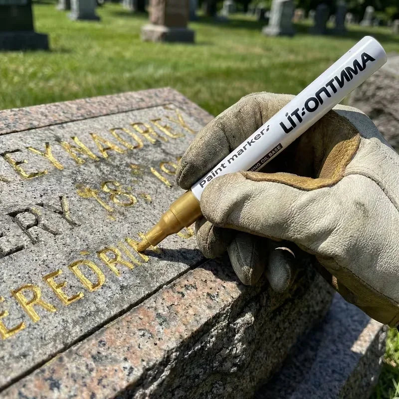 Art Environmentally Friendly Marking Pen Suitable For Tombstone Marking Inscription Repair Pen And Moisture Proof Drawing Pen