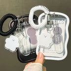 Creative Kpop Photocard Holder Transparent Keychain Photo Sleeve Bus Student Card Case Protector
