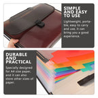 A4 Size Expanding Accordion File Folder Portable Document Organizer for Papers Receipts Bills Coupons Tickets Business Cards