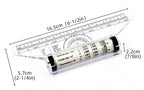 Angles Line Ruler 15cm 30cm Multi-Function Drawing Tool Roll Draw Ruler Metric Rolling Ruler Clear Parallel Rolling Ruler