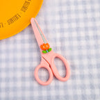 1pcs Cartoon Child Safety Scissors Stationery DIY Paper Cutting Cute Student Office Portable Art Scissors Tool
