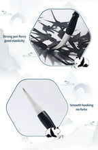 6/9/ 12/ 16 Chinese Painting Brush Beginner Calligraphy Drawing Bamboo Pen Curtain Felt Rice Paper Set Landscape Drawing Writing