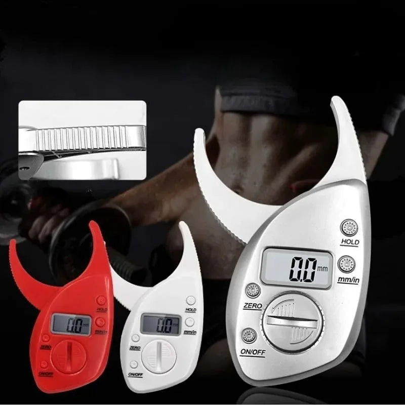 Digital Body Fat Caliper - Skinfold Measurement Tool for Accurate Body Fat Testing