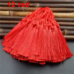 100pcs/lot 13cm Tassel Silk Fringe Silky Floss Bookmark Tassels Mini Tassels For DIY Craft Jewelry Making Souvenir Bookmarks