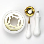 DIY Sealing Wax Spoon Bead Melting Heater Lacquer Furnace Solid Wood Stove Seal Supplies For Stamp Wax Stamp Craft Wedding Gifts