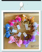 New Girls Colorful Wigs Ponytail Headbands Rubber Bands Beauty Hair Bands Headwear Kids Hair Accessories Head Band Hair Ornament