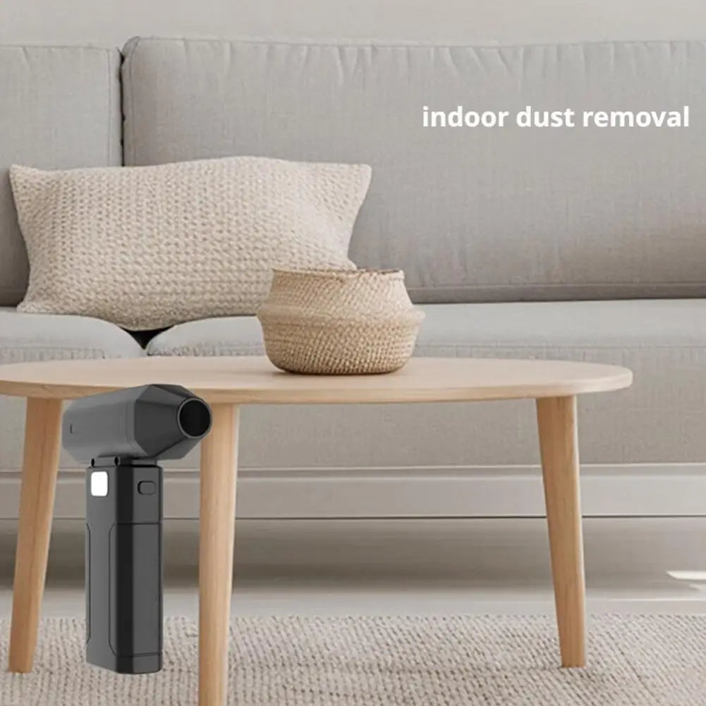 150000RPM Dust Blower With LED Light Powerful Handheld Rechargeable Blower Electric Air Duster 5 Speed