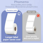Phomemo Label For M110/M220/M221 Mini Printer Portable Thermal Label Stickers Self-Adhesive Waterproof Label Maker Sticker New