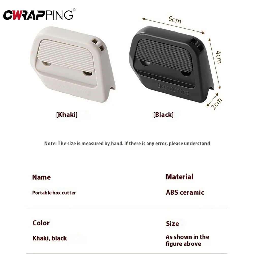 Automatic Retractable Box Cutter Office Supply Stationery Knife School Supplies Letter Opener Cutters Desk Pretty Envelope Paper