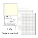 Fromthenon Journal Notebook Refill Planner Inserts Blank Grid Line Paper A5A6B6 Diary Book Inner Page School Office Stationery