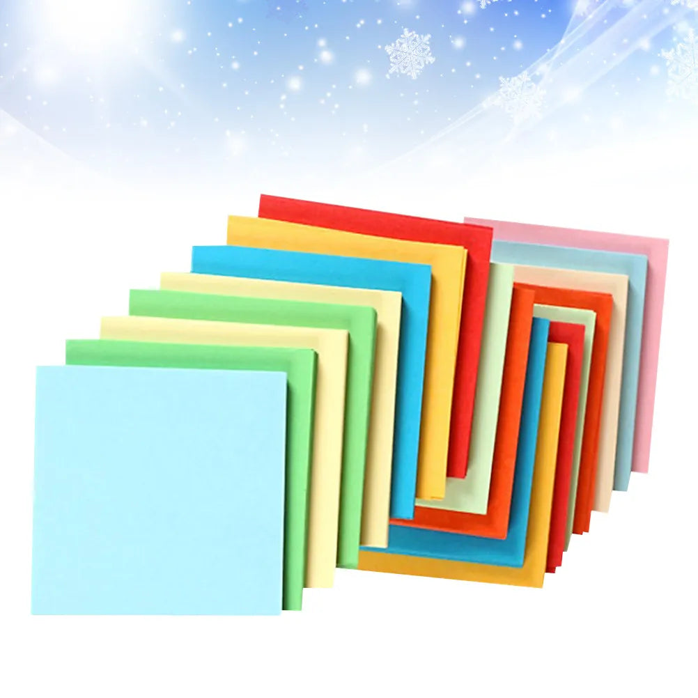 500Pcs 7Cm Colorful Folding Paper Hand Craft Sheets Eco Friendly Premium Paper for Kids Art Craft Stationery Bags Home Decor