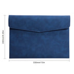 PU Leather A4 Document Bag, 7 Colors, File Folder for Office & Travel, Stylish Organizer