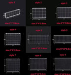 9 Sizes Clear Acrylic Stamp Block for DIY Crafts Card Making Decorations Scrapbooking Handmakes Use with Acrylic Stamps Tools