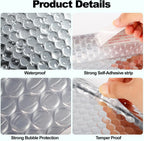 Bubble Mailers Silver Padded Mailing Envelopes Self Seal Shipping Envelopes for Packing Mailing Bubble Mailers Mailer Bags