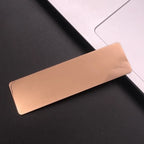Customized Exclusive Name Badges Engraved Department Name Labels Personalized Metal Identity Cards tag Name Labels in Pin Style
