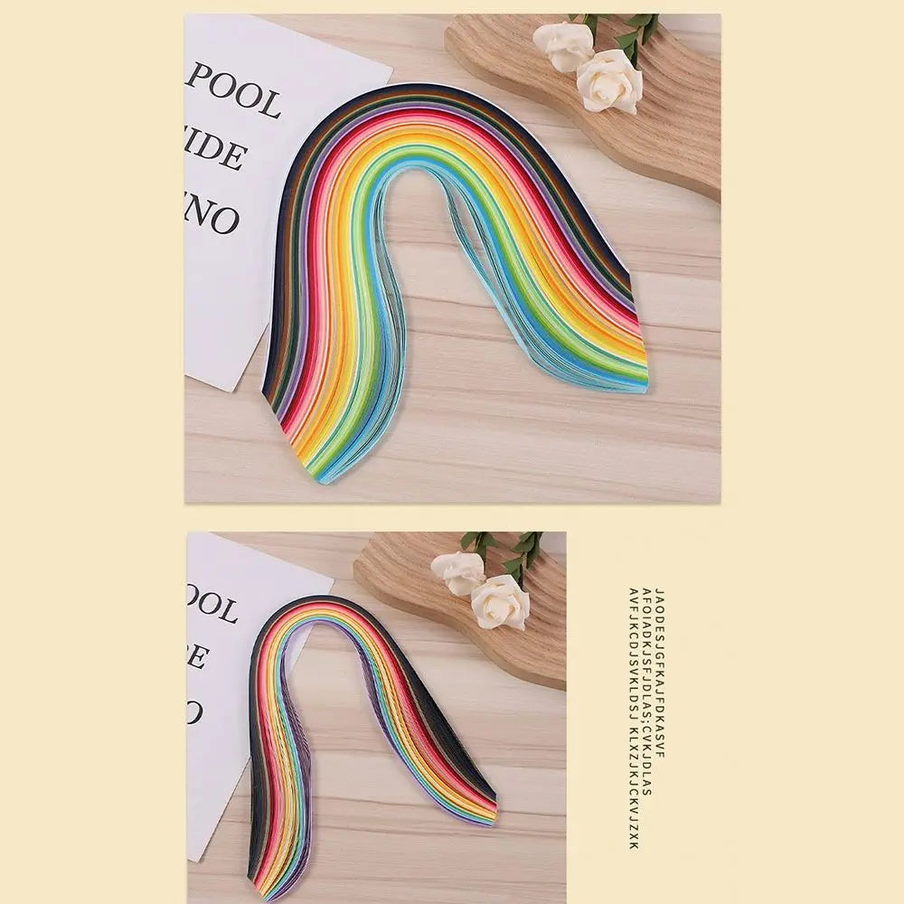 180Ocs Creative 3/5/7/10mm Quilling Paper 36Colors DIY Flower Gift Paper Handmade Origami Quilling Tools
