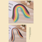 180Ocs Creative 3/5/7/10mm Quilling Paper 36Colors DIY Flower Gift Paper Handmade Origami Quilling Tools