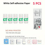 Mini Printer for IPhone and Android, Wireless Mini Photo Printer Label Printer, Portable BT Mini Thermal Printer Print Labels