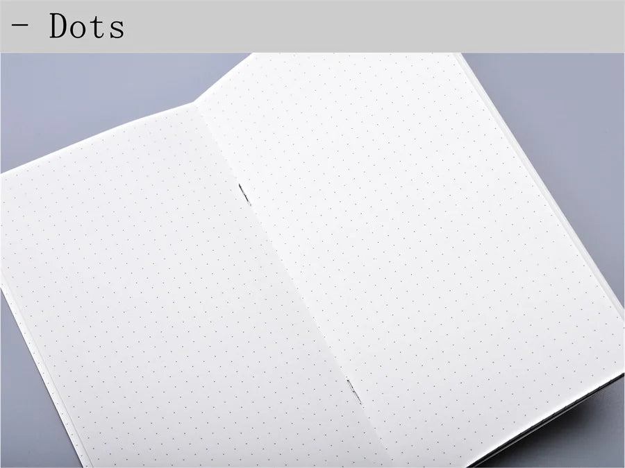 5pcs/lot Replace Note Books 100GSM Journal Inner Paper 4 Sizes 64 Pages Inserts Blank Grid Lineds A5 Notebooks Back to School