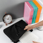 Simple Desktop A4 Document Box, Transparent Plastic A4 Paper & Bill Organizer