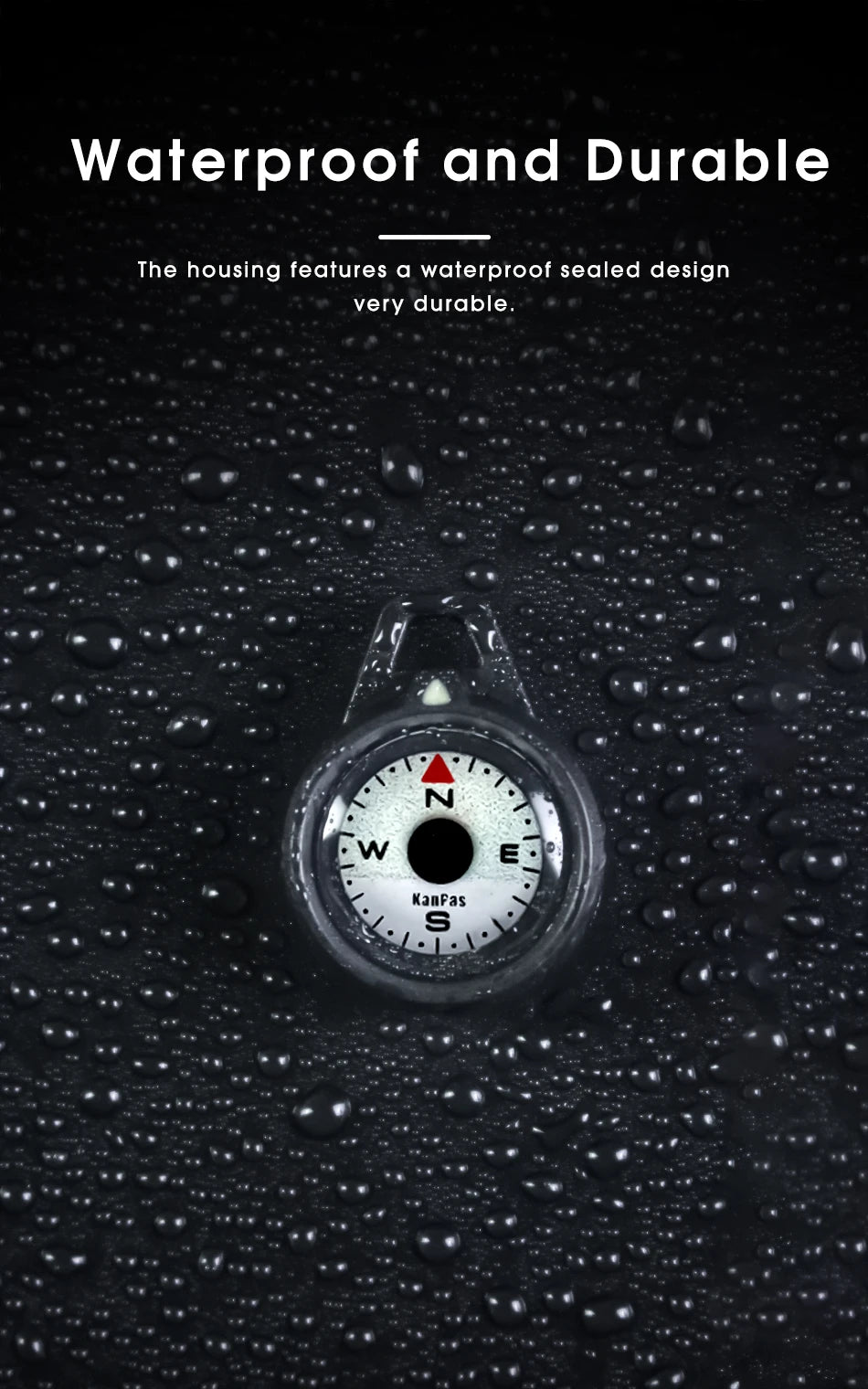 Kanpas EDC Outdoor Compass with Luminous / High Quality Compass / Outdoor Compass / Adventure Compass / K18 / K25