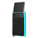 Automatic Flip Card Side Push Card Holder Sleeve Large Capacity 12 Cards Slot Metal Cards Box Men Credit Card Anti-theft Wallets