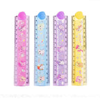2Pcs Random 30cm Multi functional Foldable Ruler for Student Drawing Pattern Ruler