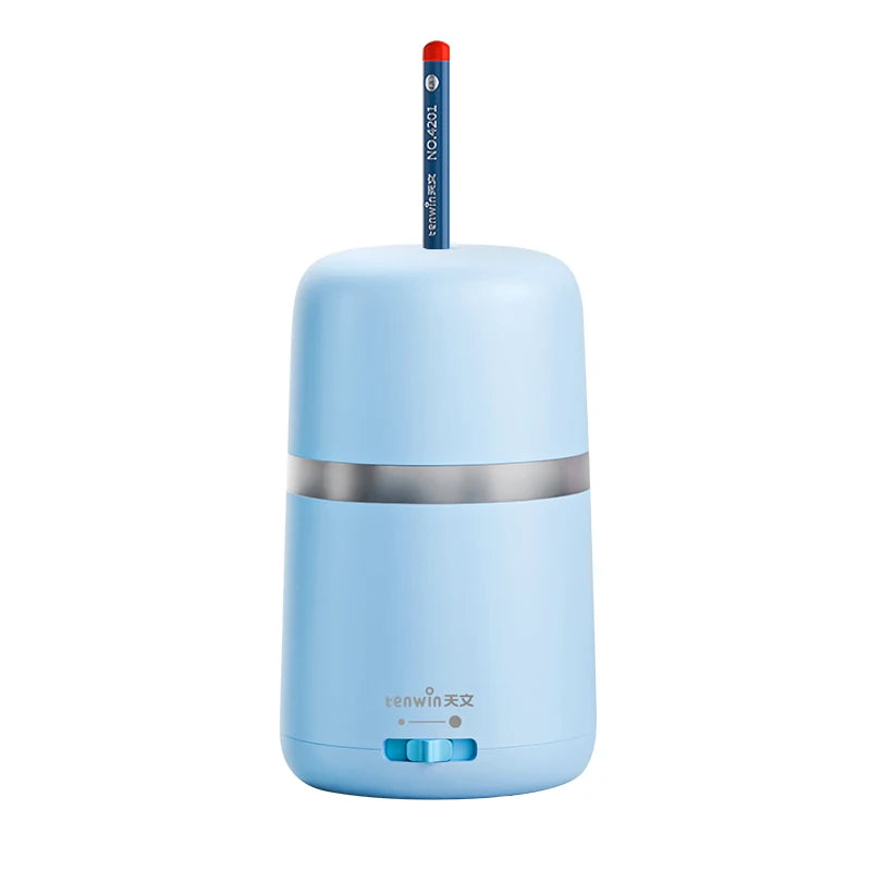 Tenwin Electric pencil sharpener Fully automatic pencil sharpener for 6-8mm pencil Student stationery supplies