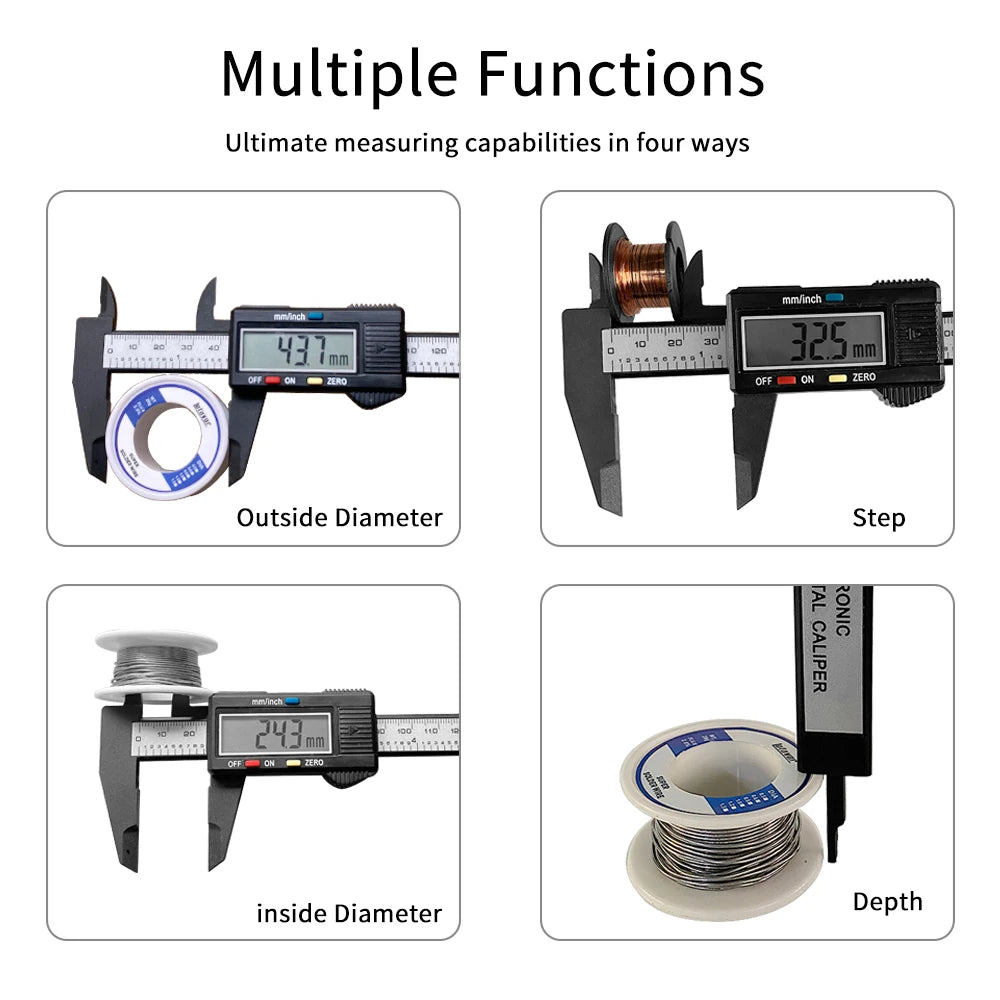 Hot Sell 150mm 100mm Caliper Carbon Fiber Dial Vernier Caliper Gauge Micrometer Measuring Tool Ruler