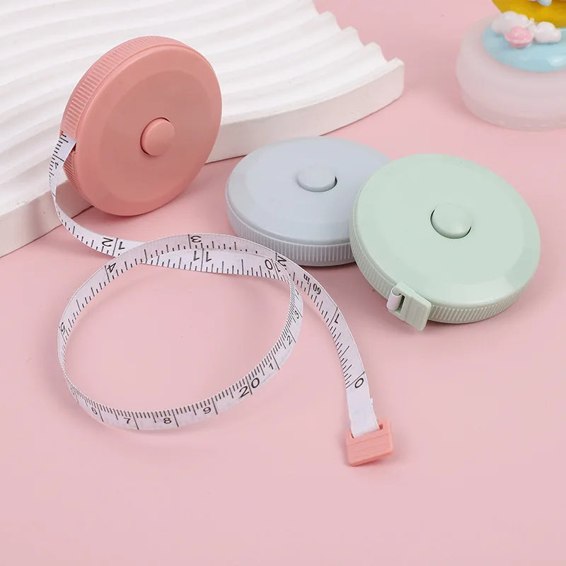 Tricot Tape Measure High Quality Retractable Measuring Ruler Small Tape Measure Portable Soft Tape Measure For Outdoor Students
