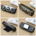 3-in-1 Multifunctional Vehicle Compass, High Precision, with Thermometer ABS Adhesive Navigation Ball for Ships, Vehicle Tools