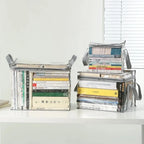 Large capacity foldable storage box student dormitory classroom book storage box transparent waterproof home book box.