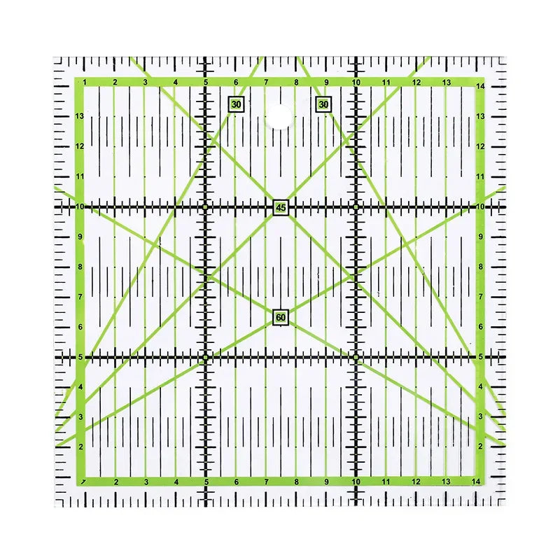 1pc Patchwork Ruler Quilting Tools Sewing Patchwork Rulers Fabric Cloth Cutting Ruler Drawing Ruler Tailor Sewing Accessories