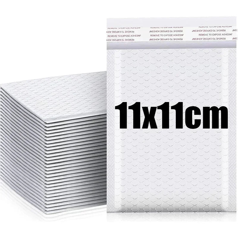 60/10pcs White Bubble Envelopes Bags Thick Waterproof Packaging Bag Mailers Self Sealing Shipping Bag Storage Organizer Supplies