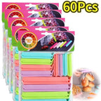 12-60Pcs Portable New Kitchen Storage Food Snack Seal Sealing Bag Clips Sealer Clamp Plastic Tool Kitchen Accessories Wholesale