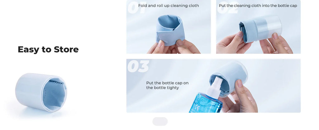 K&F CONCEPT 200ML Screen Cleaner Spray For Camera Lens PC Cell Phone Glasses Watch CCD/CMOS Clean Liquid with 2 Microfiber Cloth