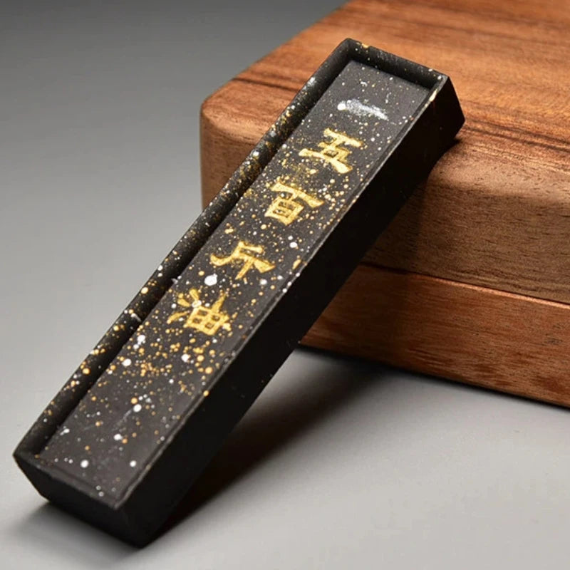 Ancient Method Soot Ink Stick High Quality Sumi Handmade Chinese Traditional Painting Calligraphy Ink Stone Supply for Artists